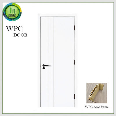 Un buon prezzo. Porte in WPC bianco composito per camera da letto resistenti agli urti 2100mm lunghezza in linea