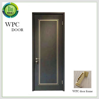 Un buon prezzo. Porte composite del polimero di legno di resistenza della termite, porta bianca della camera da letto della pianura di WPC in linea