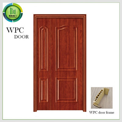 Un buon prezzo. Doppio uso di finitura di superficie impermeabile della camera da letto del PVC Laminted delle porte dell'entrata WPC in linea