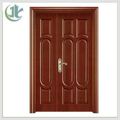 Un buon prezzo. Porte composite del doppio domestico di stile WPC, doppie porte insonorizzate disuguali in linea