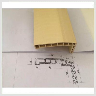Un buon prezzo. Bordo smussato stimato WPC di porta della termite della struttura del fuoco interno resistente dell'architrave in linea