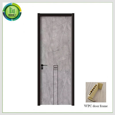 Un buon prezzo. Uso composito della camera da letto della pelle delle porte interne domestiche WPC di stile UPVC in linea