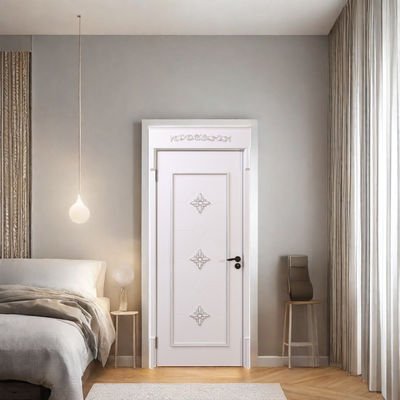 Un buon prezzo. Modern and Durable WPC Interior Door for Residential and Commercial Direct Selling Formaldehyde-Free and Low Maintenance in linea