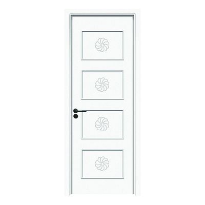Un buon prezzo. Verniciatura WPC porta porta interna resistente all'umidità resistente con eccellente isolamento termico e design insonorizzato per spazi moderni in linea