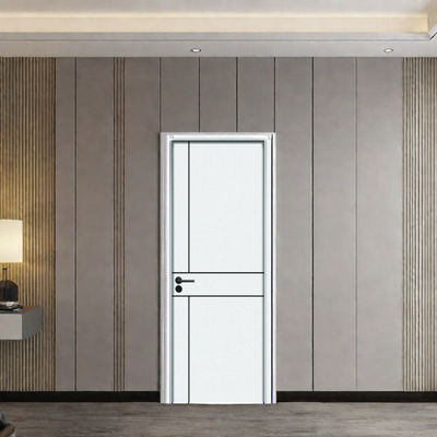 Un buon prezzo. Pittura insonorizzata resistente all'umidità WPC Porta cava con dimensioni personalizzabili per interni moderni in linea
