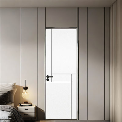 Un buon prezzo. Pintura personalizzabile WPC Porta cava con design insonorizzato, resistenza all'umidità e bassa manutenzione per spazi moderni in linea