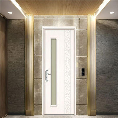 Un buon prezzo. Porta in vetro WPC ecologica con isolamento termico superiore, isolamento acustico e resistenza all'umidità per interni eleganti in linea
