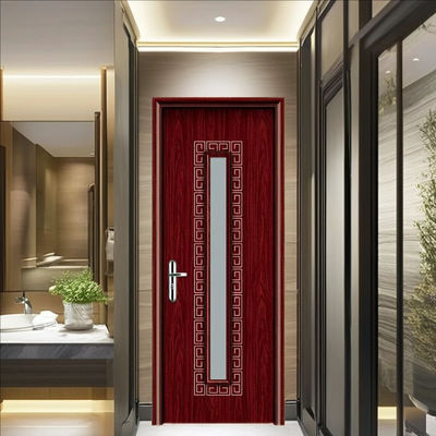 Un buon prezzo. Porta in vetro WPC a prova di termiti con resistenza all'umidità superiore e insonorizzazione per applicazioni interne in linea