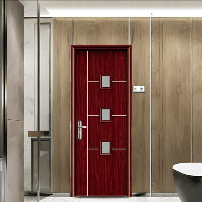 Un buon prezzo. WPC Glass Door soluzione di porta cava composita che offre caratteristiche a prova di termiti e resistenti all'umidità per uso residenziale e commerciale in linea