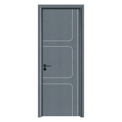 Porta composita per porta interna vuota durevole in WPC con resistenza all'umidità e isolamento termico energetico per uso residenziale