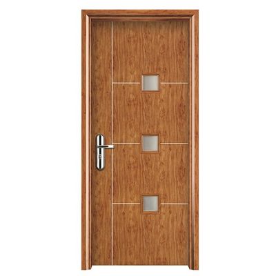 Un buon prezzo. Porta in vetro WPC insonorizzante resistente all'umidità facile da installare Porta cava composita per interni moderni in linea