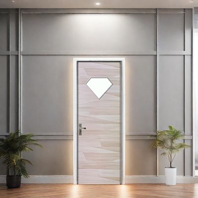 Un buon prezzo. Porta in vetro WPC durevole con eccellente isolamento termico e proprietà antitarlo per spazi abitativi e uffici moderni in linea
