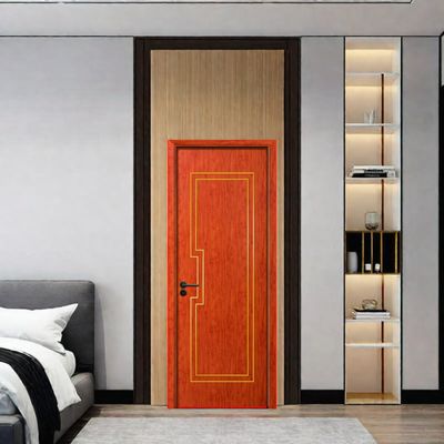 Un buon prezzo. Porta interna WPC di nuovo design 2025 per spazi moderni ed ecologici Resistenza e stabilità superiori rispetto alle porte in legno tradizionali Resistente all'umidità e alla putrefazione in linea