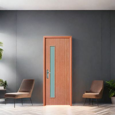 Un buon prezzo. Porta in vetro WPC con resistenza superiore e resistenza all'umidità per interni insonorizzati in linea