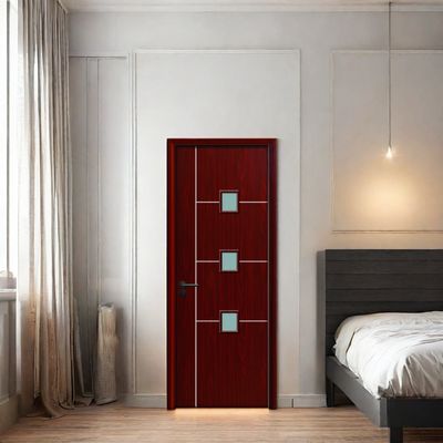 Un buon prezzo. Porta vuota in WPC progettata per interni con un design moderno e elegante, resistenza all'umidità e proprietà di isolamento termico energetico in linea