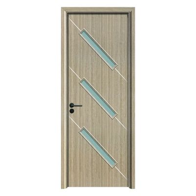 Un buon prezzo. Porta in vetro WPC moderna con design insonorizzante, eccellente isolamento termico e resistente all'umidità per interni residenziali in linea