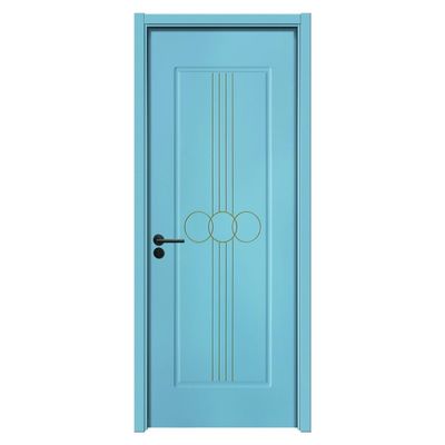 Un buon prezzo. Verniciatura WPC porta porta interna resistente all'umidità resistente con eccellente isolamento termico e design insonorizzato per spazi moderni in linea
