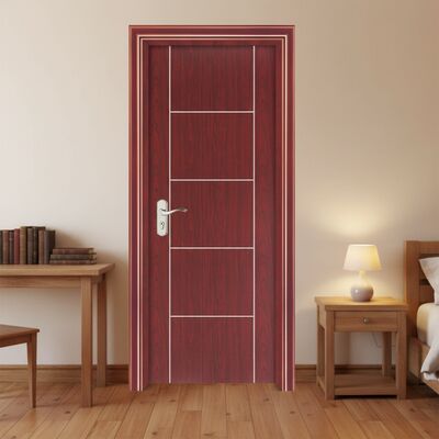 Porta interna in WPC personalizzabile con caratteristiche resistenti all'umidità e insonorizzanti per case moderne