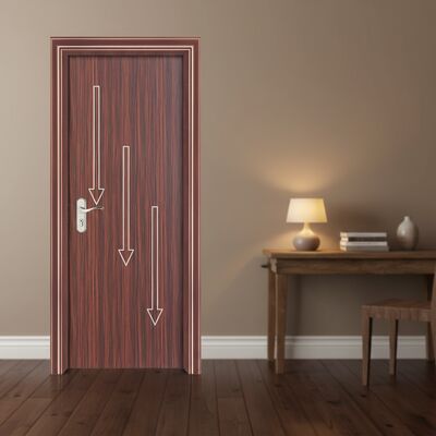 Porta cava ecologica in WPC con proprietà antitarme e antimuffa per progetti di edilizia sostenibile