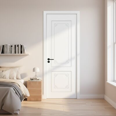 Un buon prezzo. Porta WPC verniciata porta cava composita con design insonorizzato, resistenza all'umidità e finiture personalizzabili per interni in linea