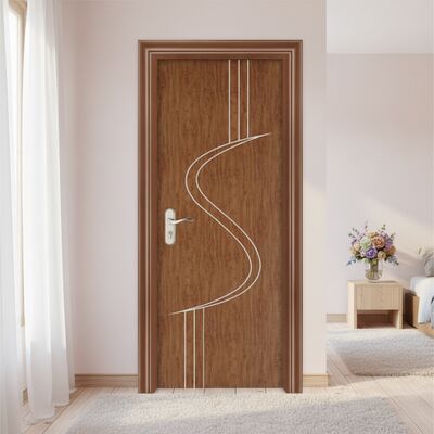 Un buon prezzo. Porta cava in WPC a prova di termiti con isolamento termico e resistenza all'umidità per uso residenziale e commerciale in linea