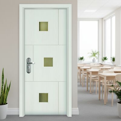 Un buon prezzo. Porta in vetro WPC personalizzabile con telaio composito in legno e plastica che offre caratteristiche di isolamento termico e insonorizzazione superiori in linea