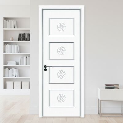 Un buon prezzo. Verniciatura porta WPC soluzione di porta cava a bassa manutenzione che combina resistenza all'umidità e isolamento acustico per interni in linea