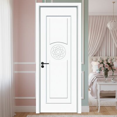 Un buon prezzo. Verniciatura WPC porta porta interna resistente all'umidità resistente con eccellente isolamento termico e design insonorizzato per spazi moderni in linea