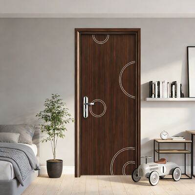 Un buon prezzo. Durevole design composito cavo della porta interna in WPC con isolamento termico resistente all'umidità e stile moderno per uso residenziale e commerciale in linea