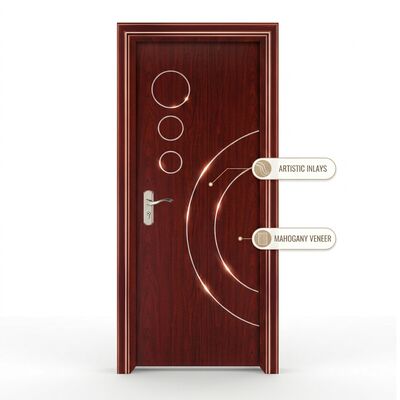 Un buon prezzo. Porta interna a cerniere con WPC stile moderno di moda semplice progettato per soddisfare le esigenze dei moderni progetti architettonici in linea