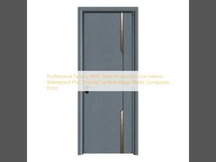 Fabbrica professionale linea di produzione di porte WPC interno impermeabile PVC Finito superficie di legno di plastica porta composita