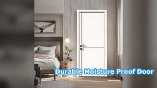 Interno resistente all'umidità durevole con porta cava in WPC