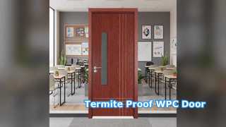 Porta in vetro WPC a prova di termite antimuffa ad alta efficienza energetica