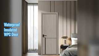 Porta cava in WPC a prova di umidità isolata termicamente