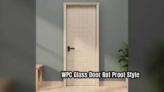 Porta in vetro WPC resistente all'umidità e durevole